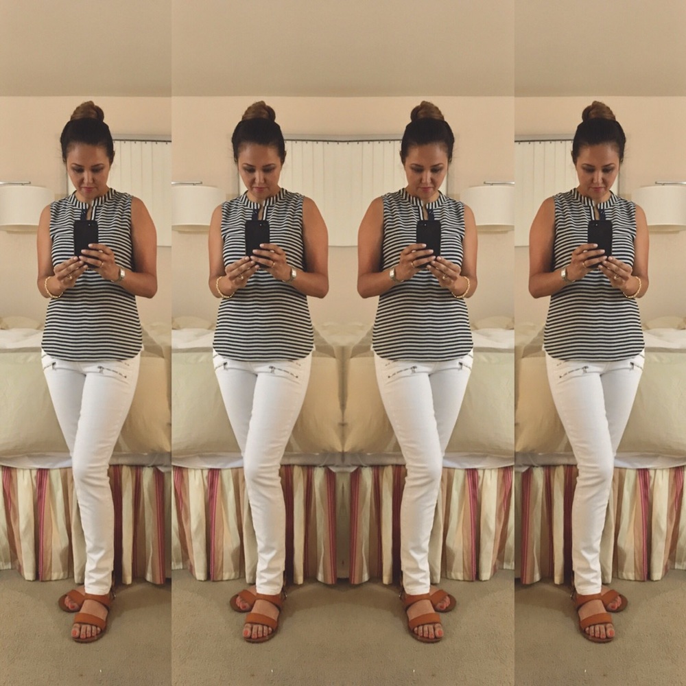 ⚡️Hold⚡️Summer Fashion! Banana Republic Tank - S - Picture 4 of 5