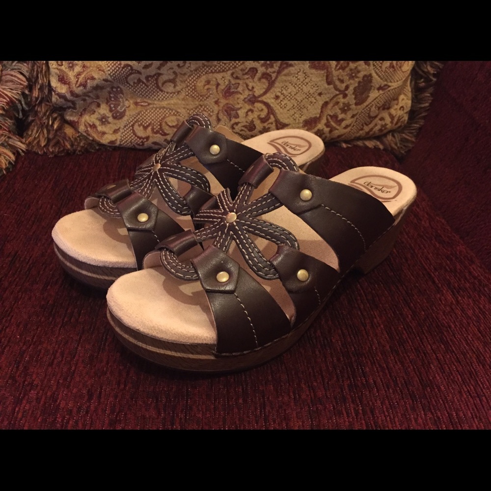 Brown Dansko Serena Sandals Size 38