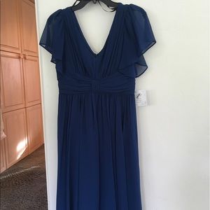 Blue evening / cocktail / wedding dress NWT.