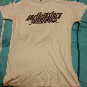 Fitted women's Northwestern University tee