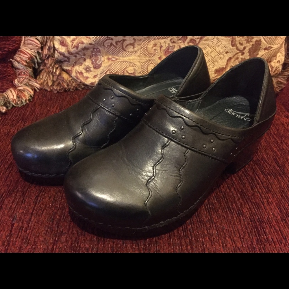 Black Dansko Hailey Clog Size 38