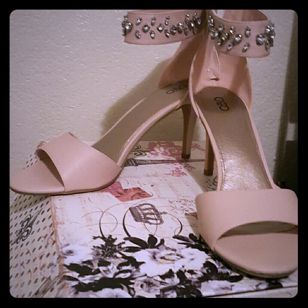 pastel Pretty in pink heels 3in heels