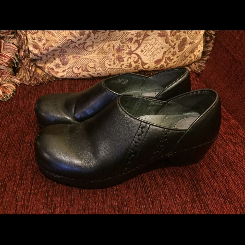 Black Dansko Sienna Clog Size 38