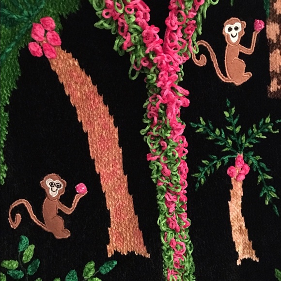 That Sweater Small, embellished monkeys-mint cond. - Picture 3 of 6