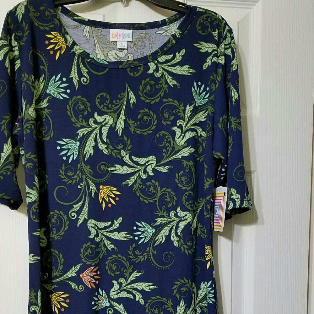 Lularoe julia dress paisley scrolls print bnwt
