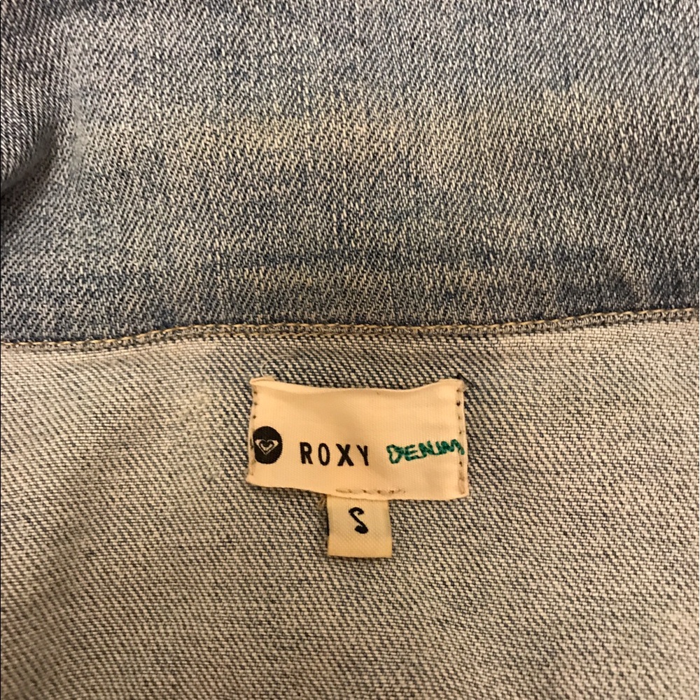 Embroidered Roxy Jean Jacket - Picture 3 of 3