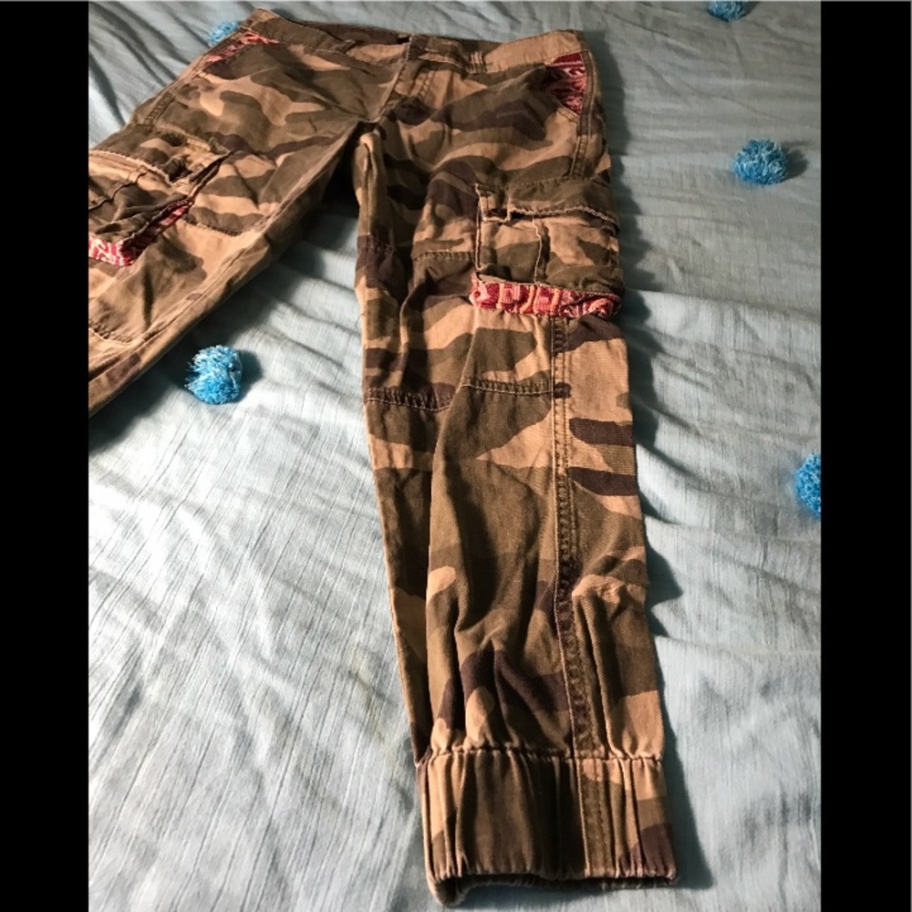 🔥 Dope Cargo Camo Army Pants Joggers TRENDING