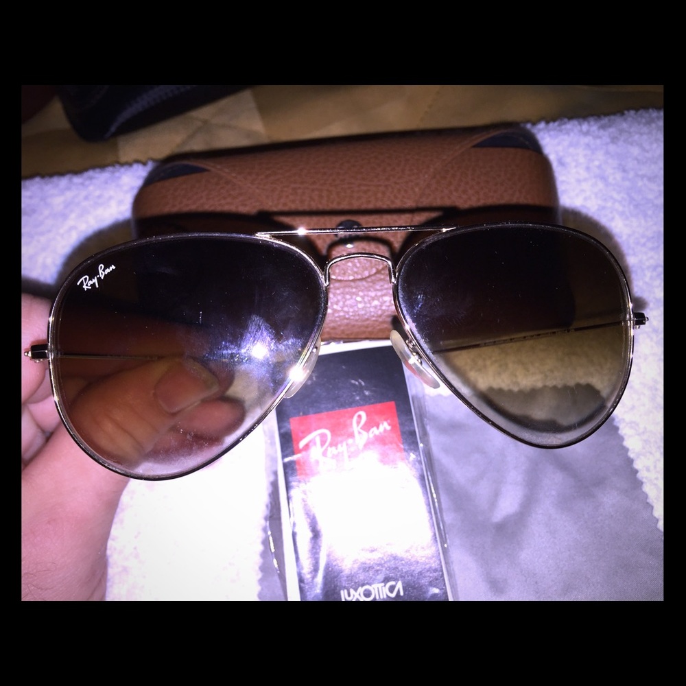 Ray Ban Aviators Brown