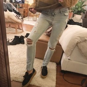BDG Slim Boyfriend Distressed Jeans