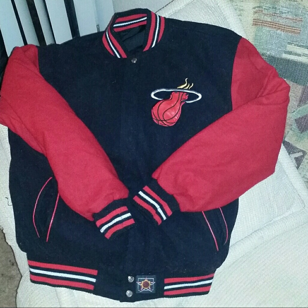Miami Heat  reversible varsity jacket