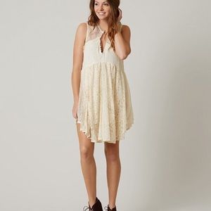 "Don't you dare" free people ivory dress