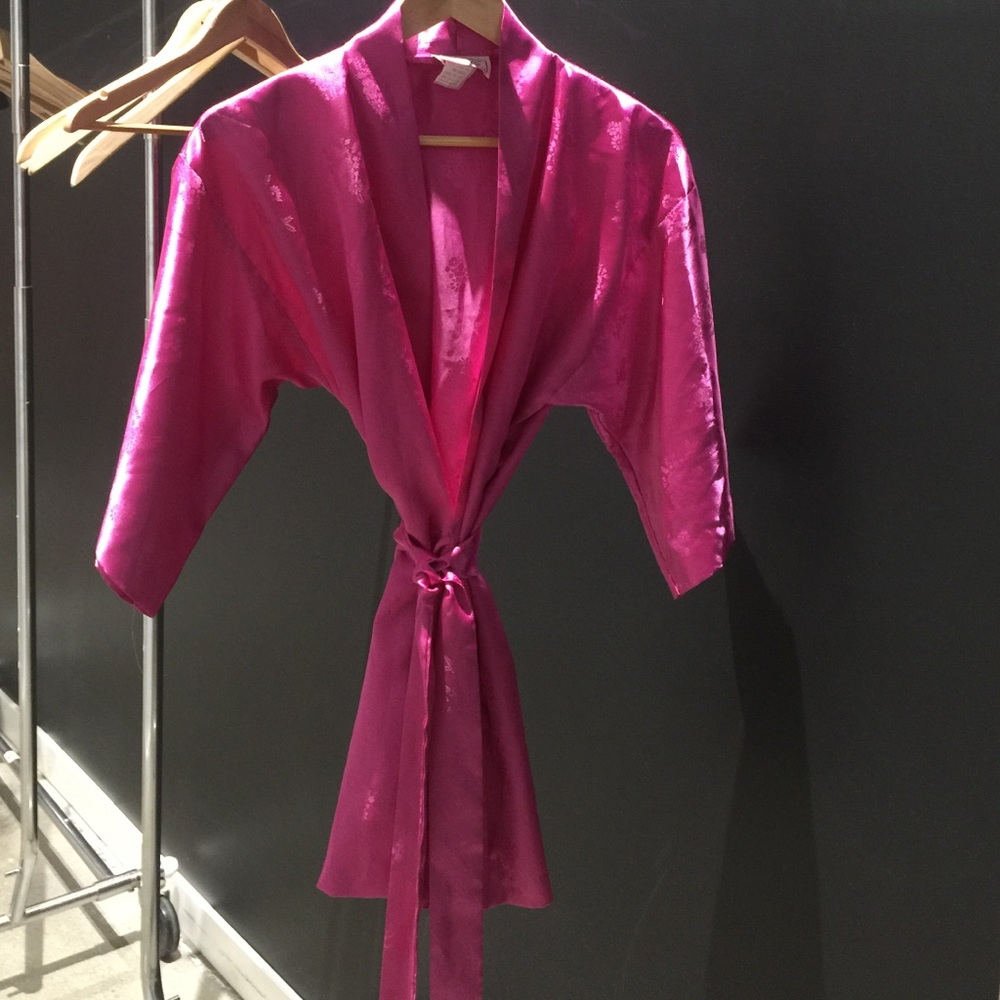 Vintage pink night robe