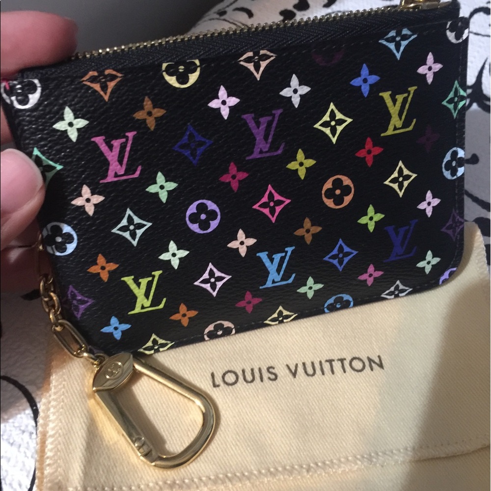 Louis Vuitton Multicolor Key Pouch Noir 🚫SOLD🚫