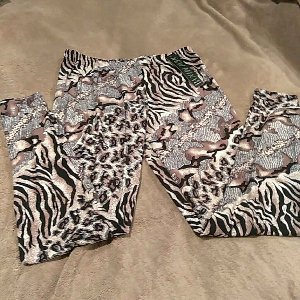 Designer printed leggings