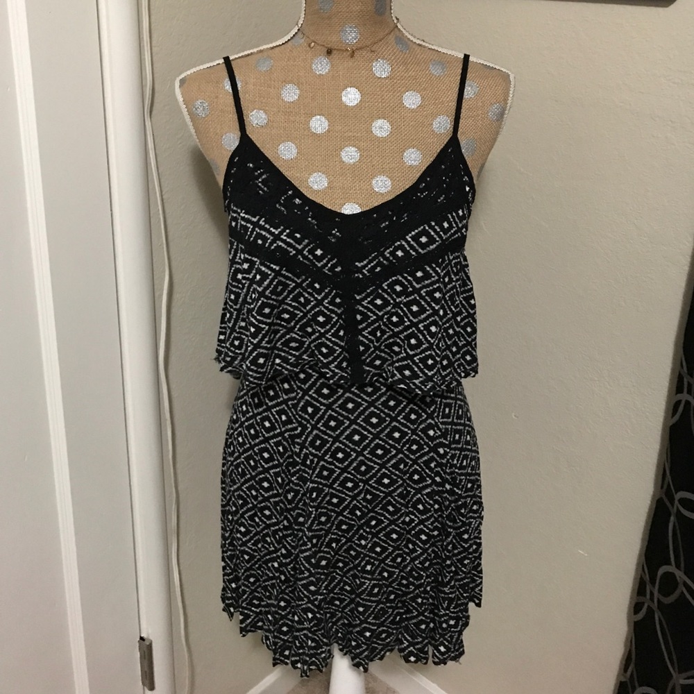 Black Lace mini dress
