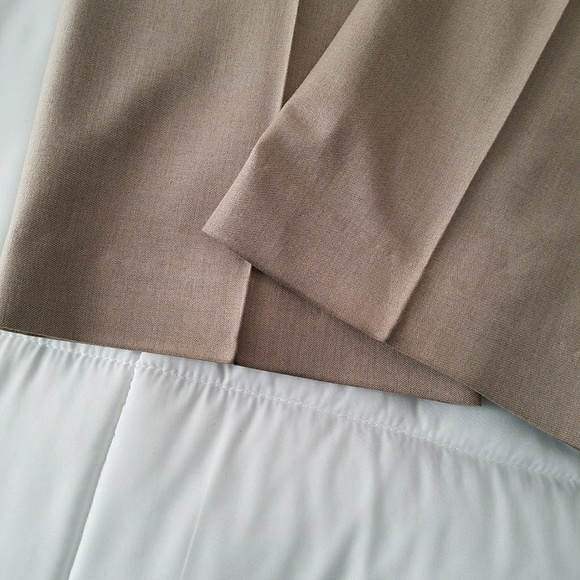 ANN TAYLOR career wide leg tan pants - Picture 7 of 7