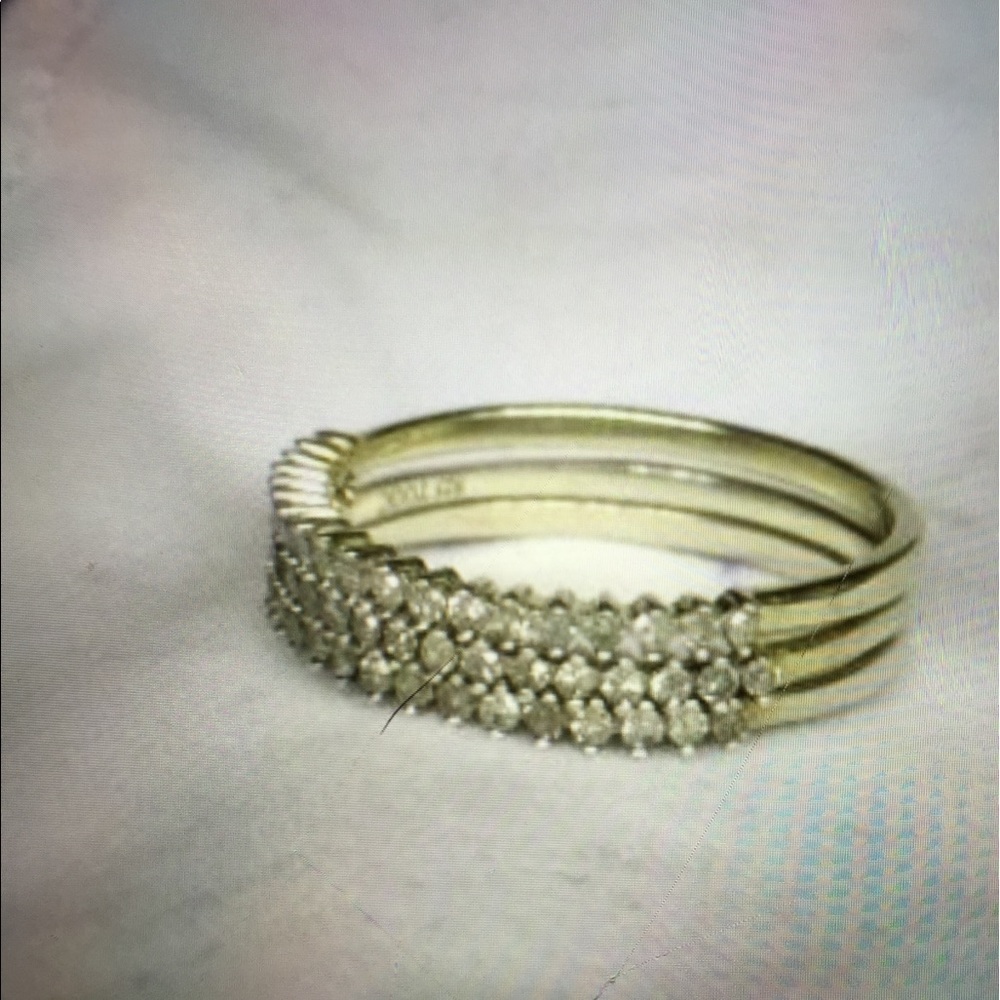 African White Diamonds &925 rings only 2 left