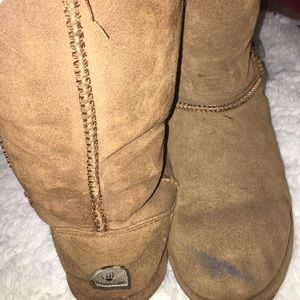 BEARPAW boots tall brown size 10