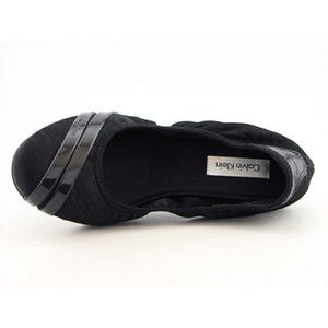 Calvin Klein 'Kameko' Satin Yoga Flat