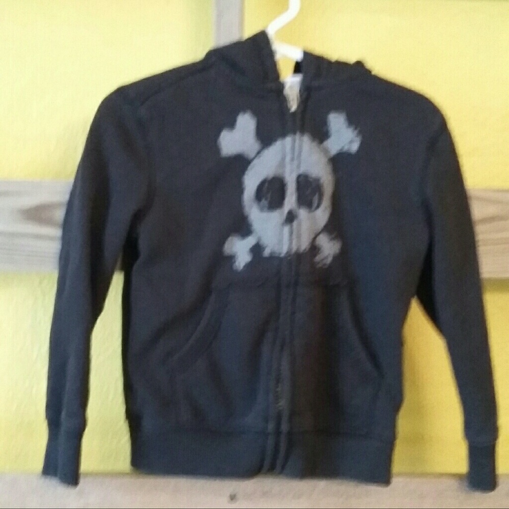 Amy Coe child's zippered black hoodie-sz 3T