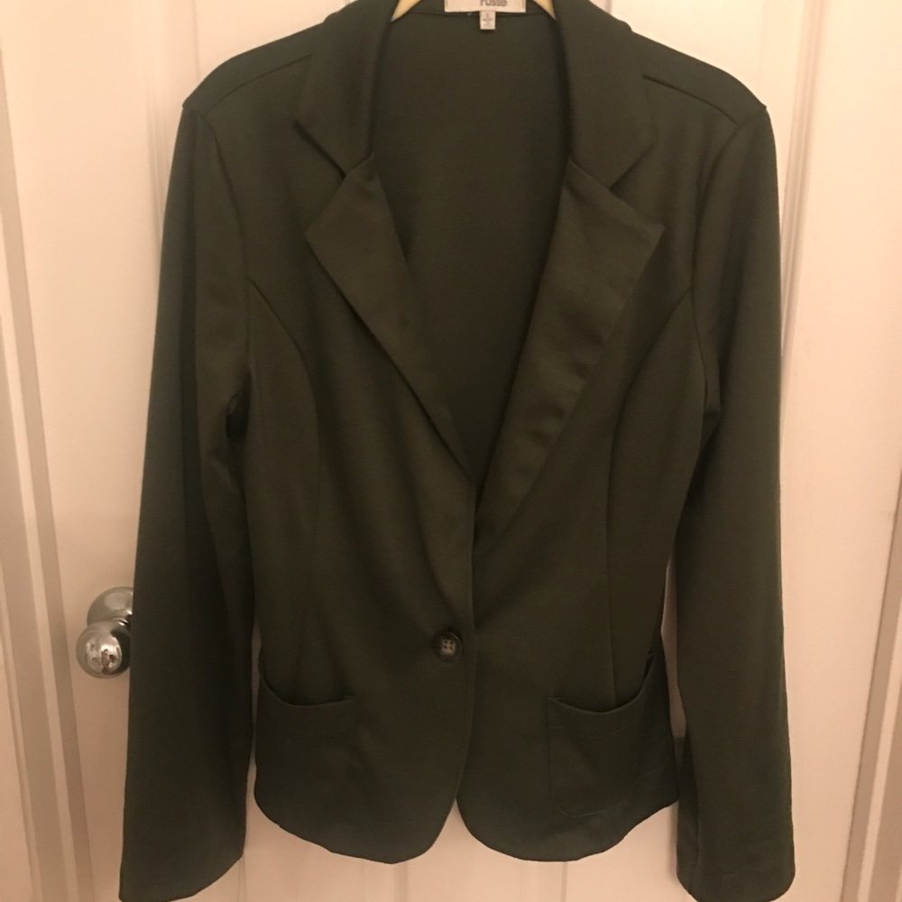Green Soft Blazer