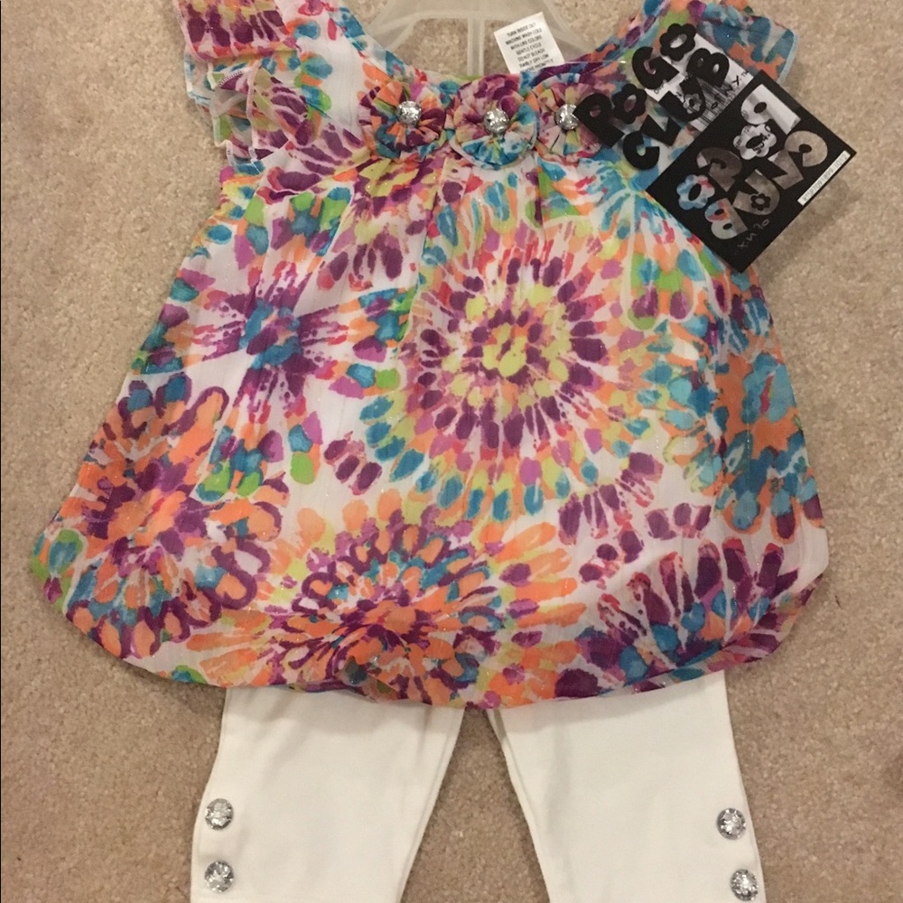 Bright and bold matching outfit