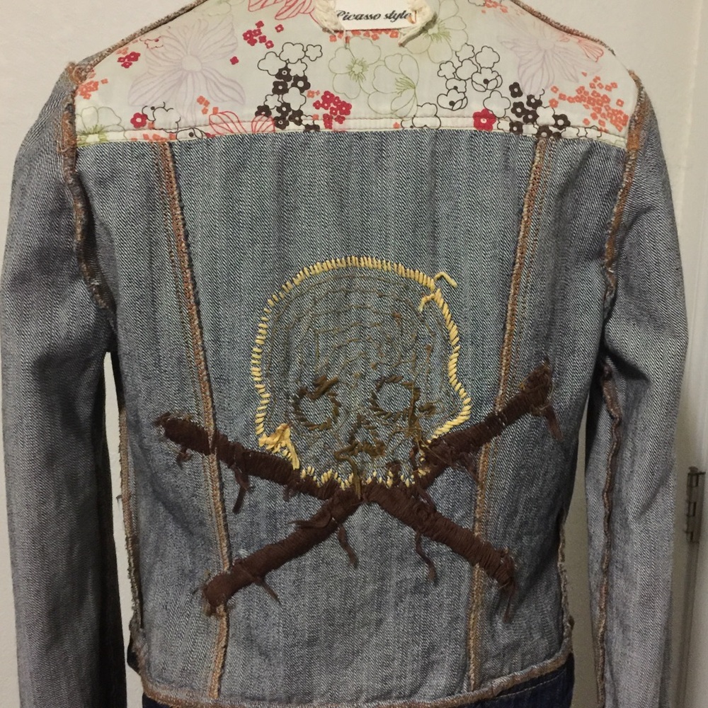Denim Jacket/ Customized - Picture 7 of 8