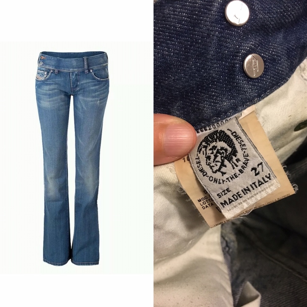 Diesel Cherone jeans size 27 length 30 blue fade