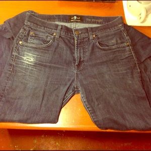 Men's for all mankind strait jeans size 32