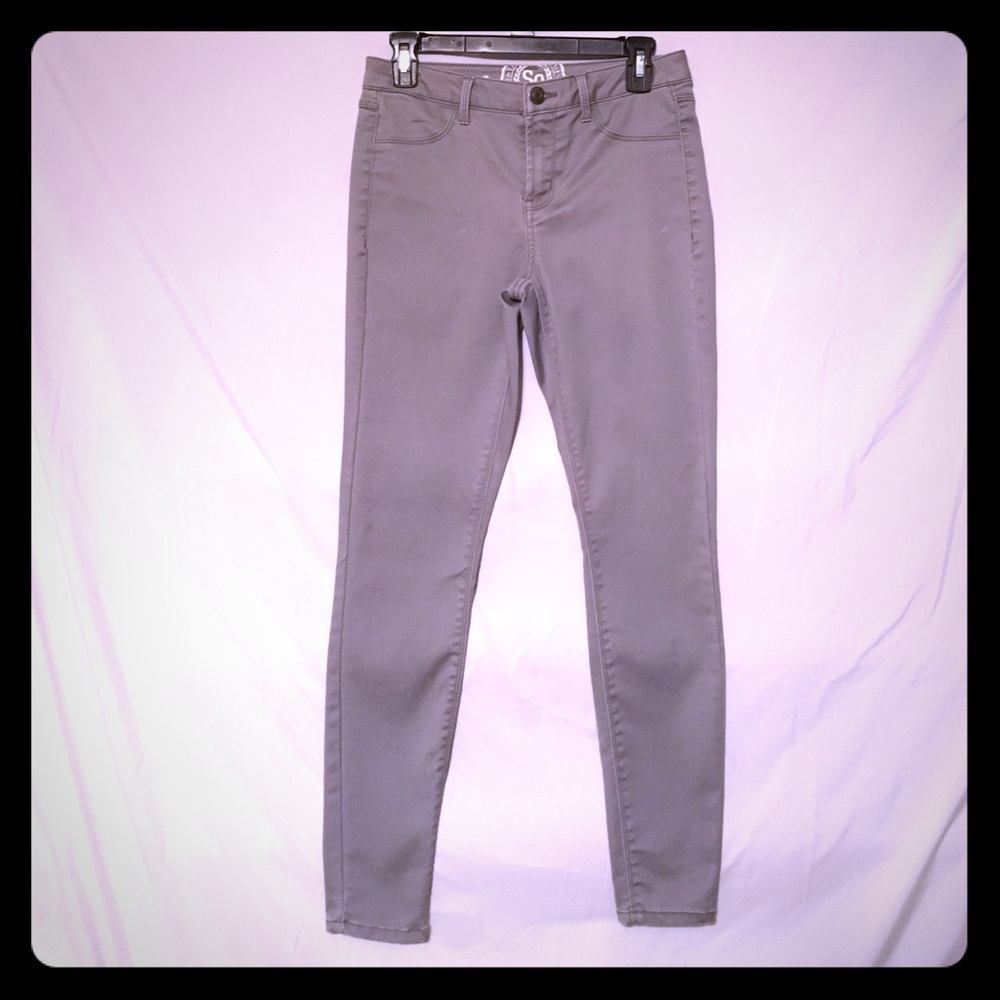 Grey high waisted jeggings