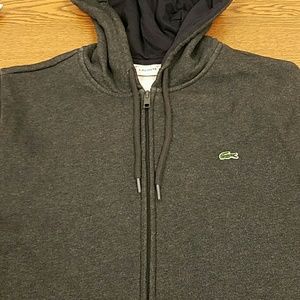 Like new Lacoste hoodie full zip