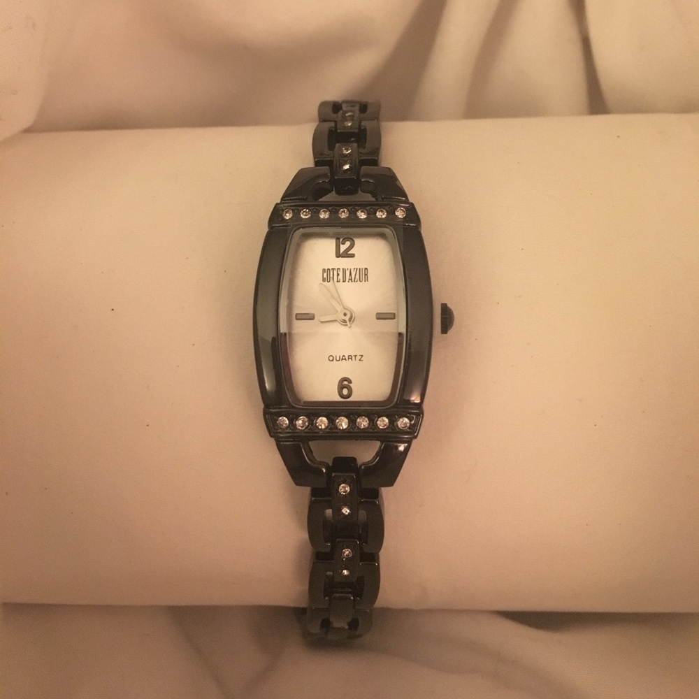 Cote D' Azur Hematite Ladies Watch (small)