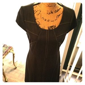 Adrienne Vittadini dark denim dress - shell
