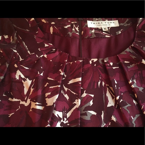 Beautiful Trina Turk Silk Dress size 4 - Picture 2 of 5