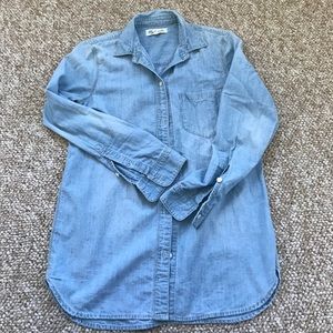 Madewell Distressed Chambray Button Up