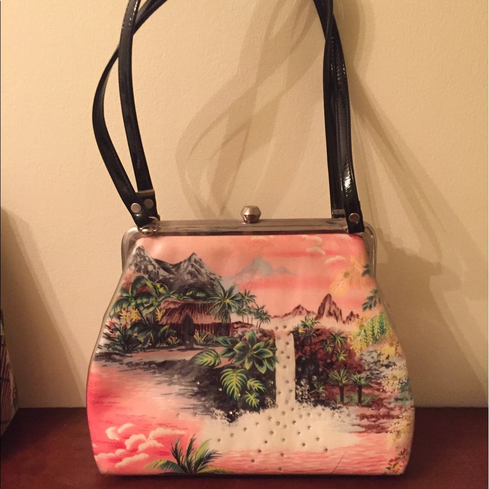M. Andonia Hawaii vintage inspired hand bag