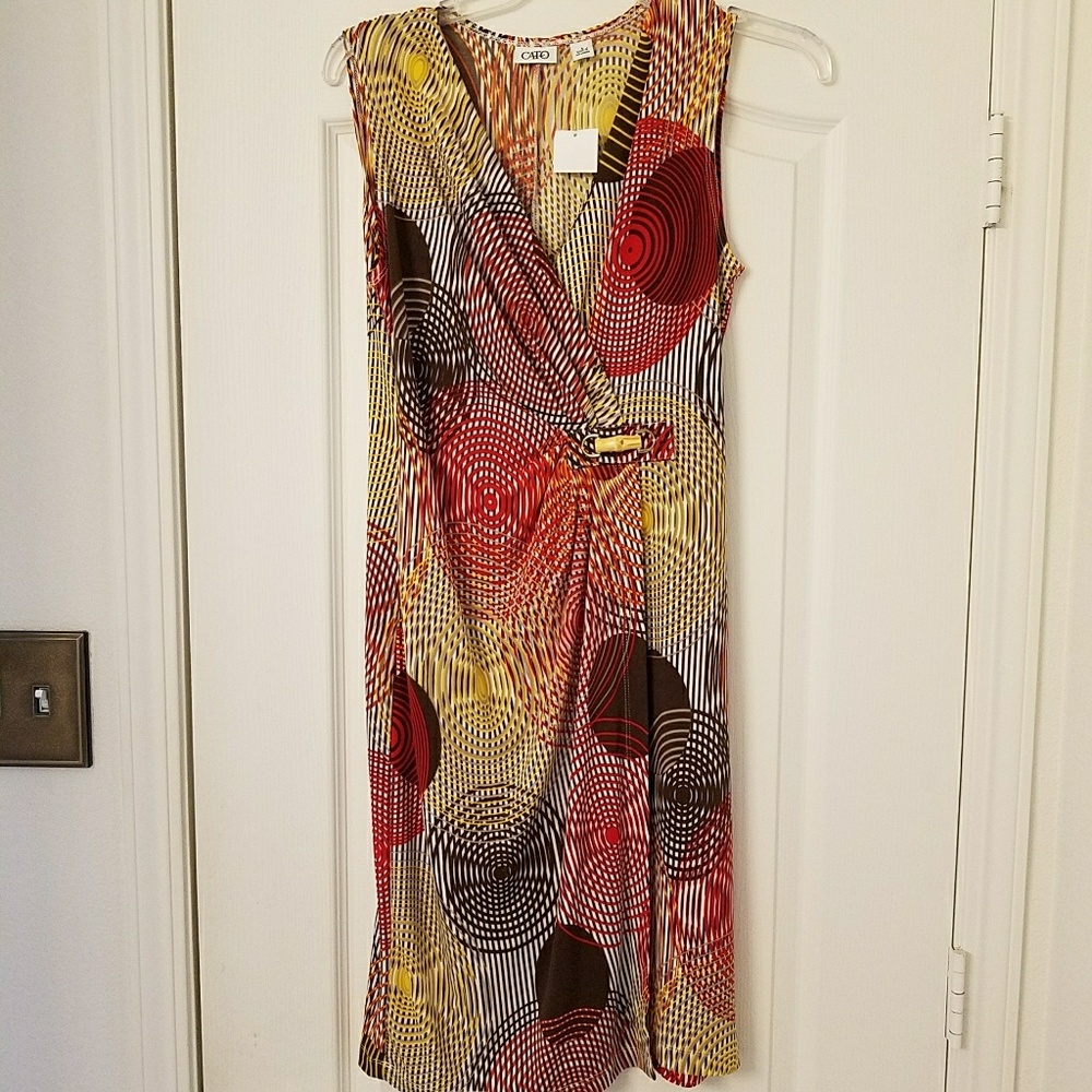 NWT Cato Faux Wrap Dress
