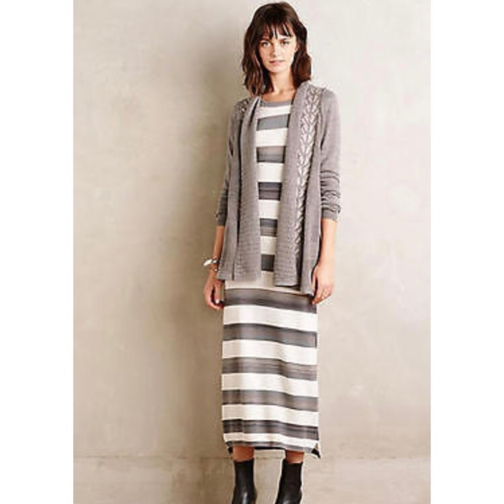 Anthropologie Grey Cardigan