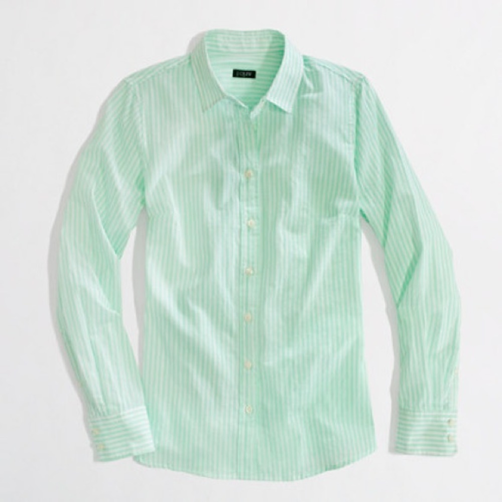 J. Crew Haberdashery Stretch Button Up Shirt