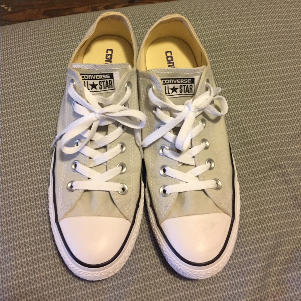 Grey Converse - worn twice !