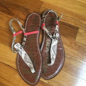 Sam Edelman multi color sandals
