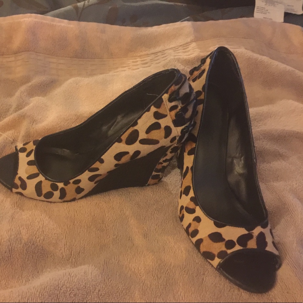 Animal print Wedges 91/2