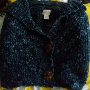 Chico's sleeveless button down sweater