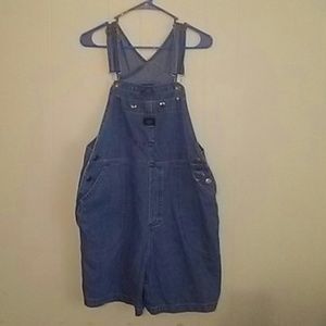Harley Davidson size large short overalls
