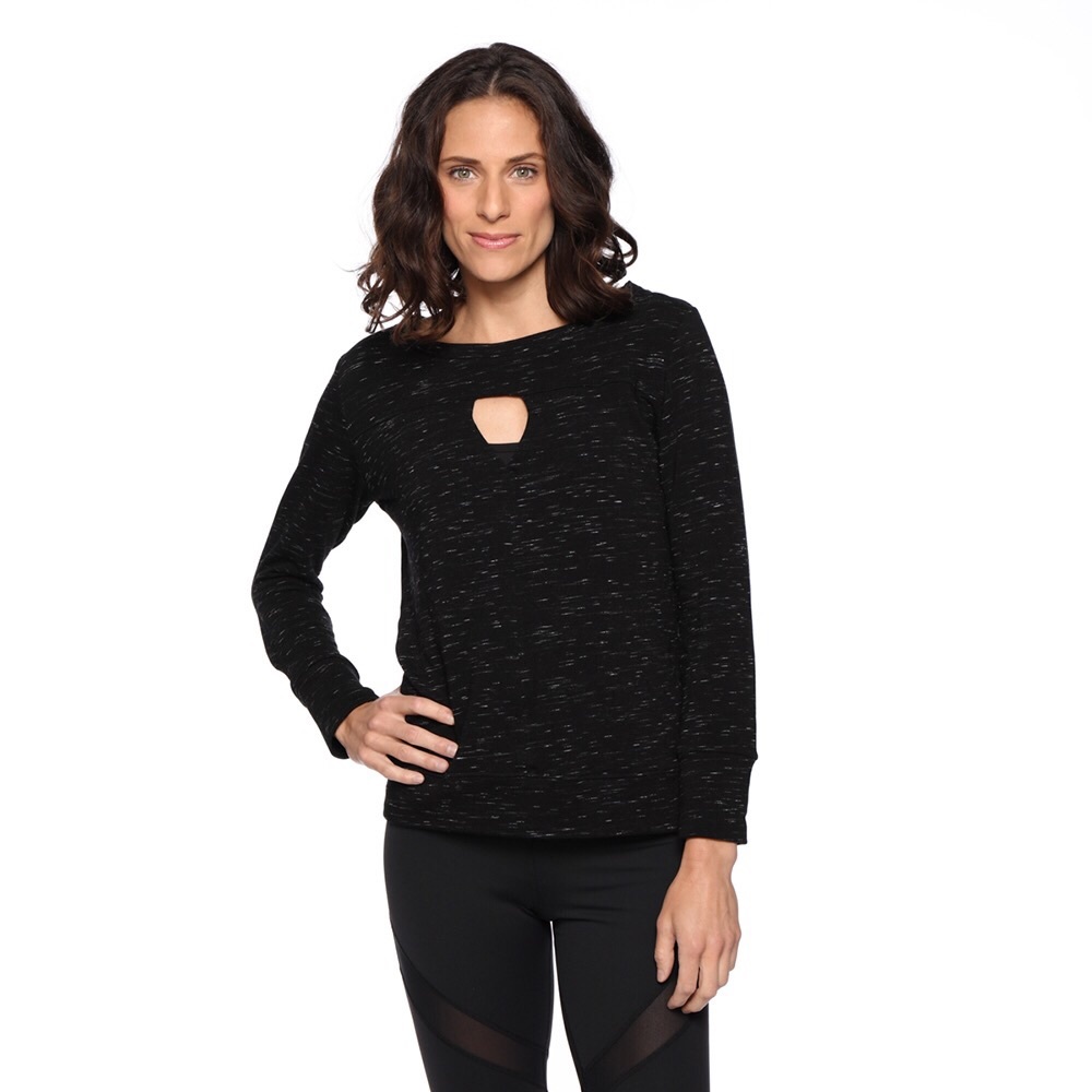 Barre Yoga Sweatshirt Gia (950-BW)