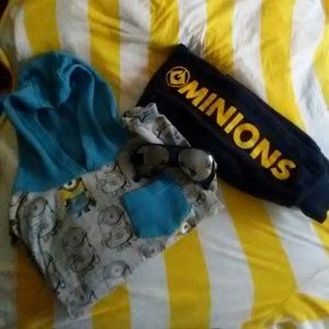 Minions 2pc hoodie toddler set