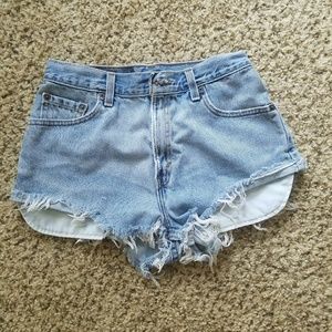 Levi's cut off shorts