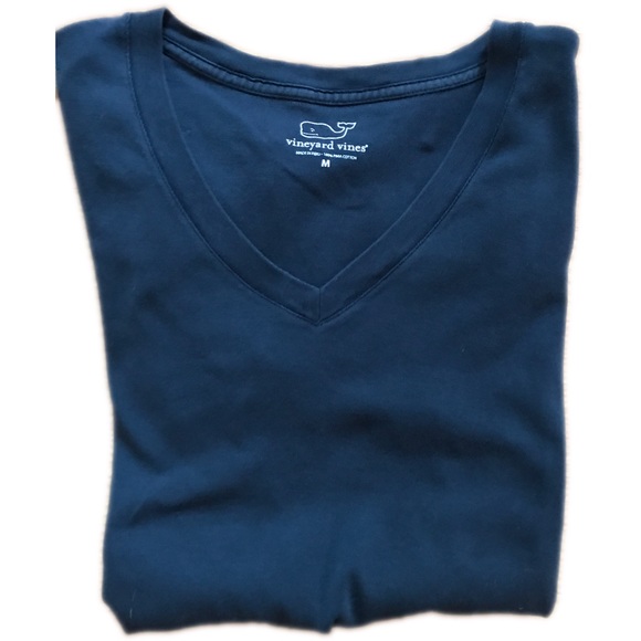 Vineyard Vines Long Sleeve V-neck Tee - Picture 1 of 3