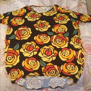 LuLaRoe Disney Roses black Irma
