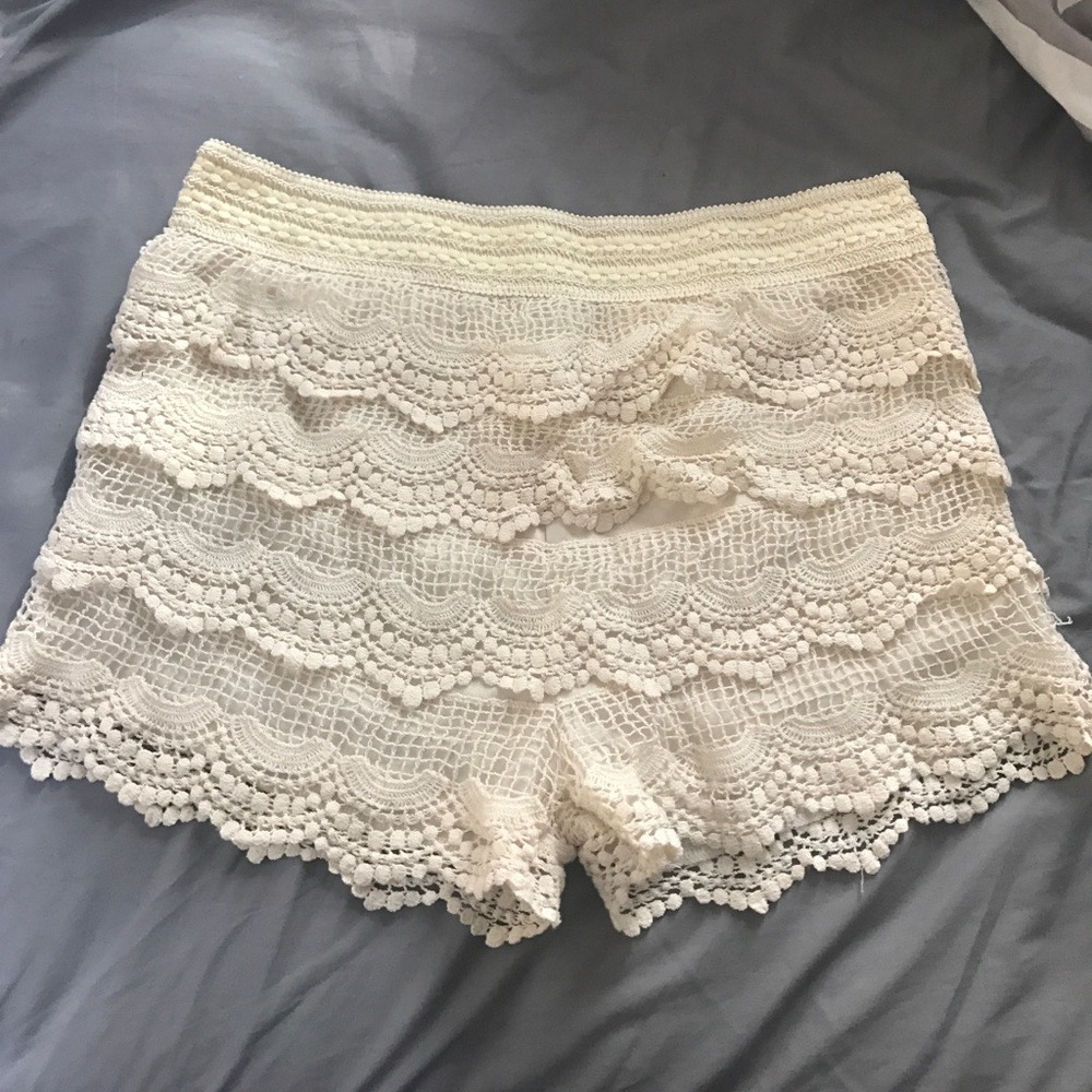Charlotte Russe Lace Shorts